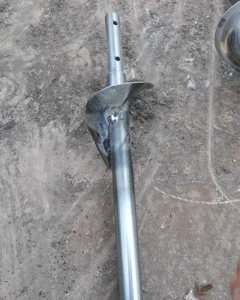 Drive shaft slotted 8mm f/drive f/auger S150-CN